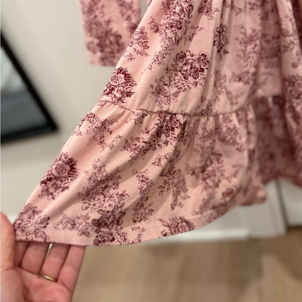 Janie and Jack Pink Floral Dress - Picture 6 of 6